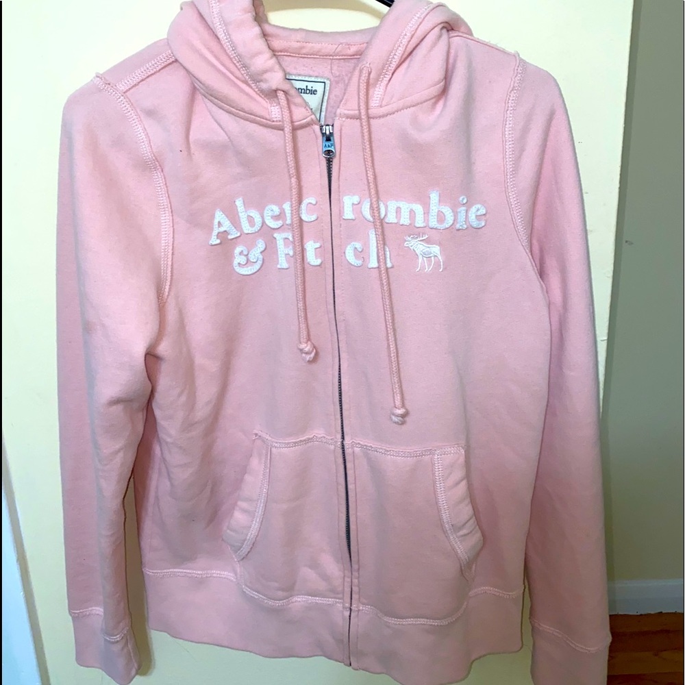 Pink Abercrombie Hoodie